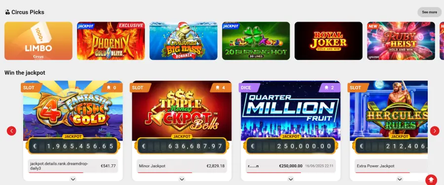 Circus casino belgium